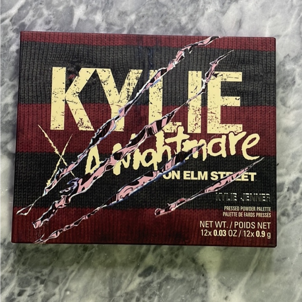 New Kylie Cosmetics Nightmare On Elm StreetStreet Eyeshadow Palette